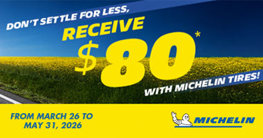 GET a $80 Rebate on MICHELIN tires